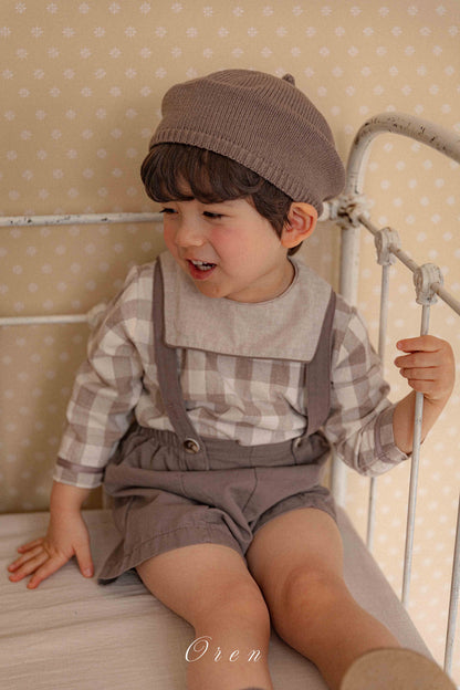 【予約商品】Bongbong check top and bottom [Oren] (26SS)【2026年3月中旬以降順次発送】