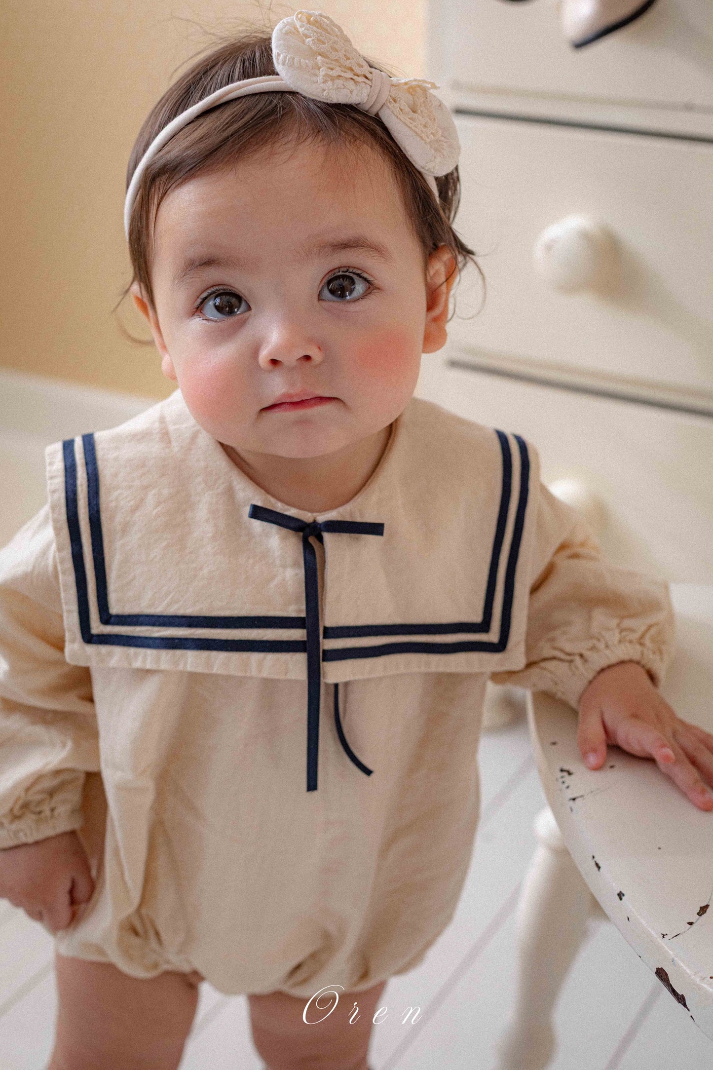 【予約商品】bebe-milk sailor suit [Oren] (26SS)【2026年3月中旬以降順次発送】