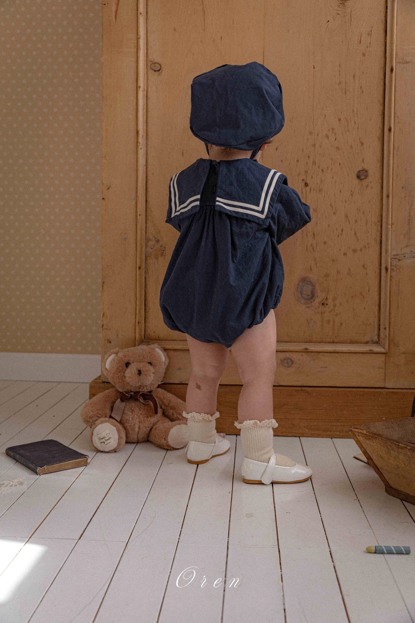 【予約商品】bebe-milk sailor suit [Oren] (26SS)【2026年3月中旬以降順次発送】