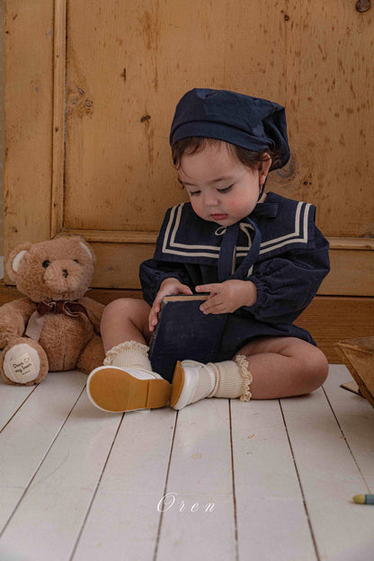 【予約商品】bebe-milk sailor suit [Oren] (26SS)【2026年3月中旬以降順次発送】