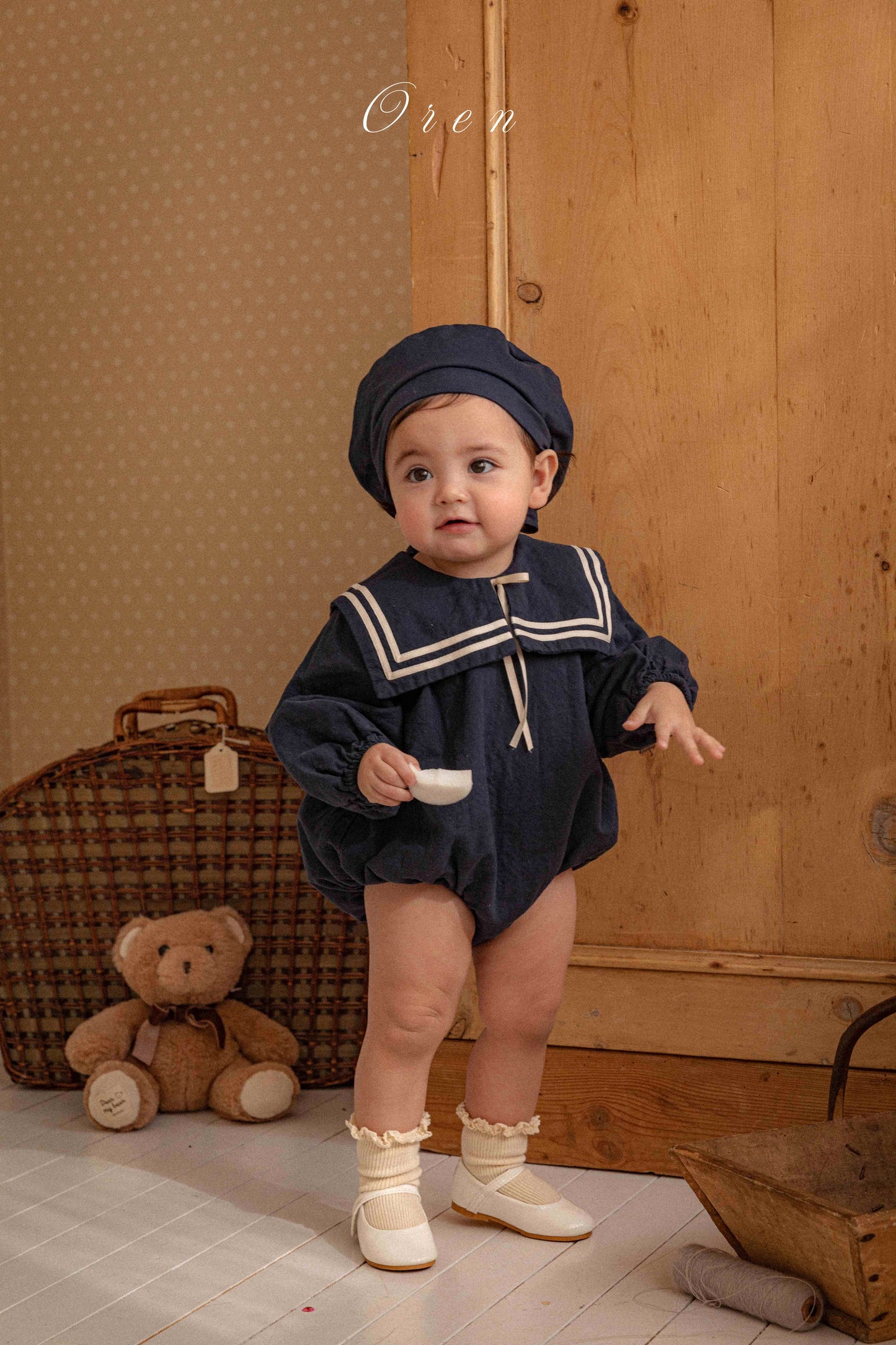 【予約商品】bebe-milk sailor suit [Oren] (26SS)【2026年3月中旬以降順次発送】