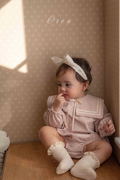【予約商品】bebe-milk sailor suit [Oren] (26SS)【2026年3月中旬以降順次発送】