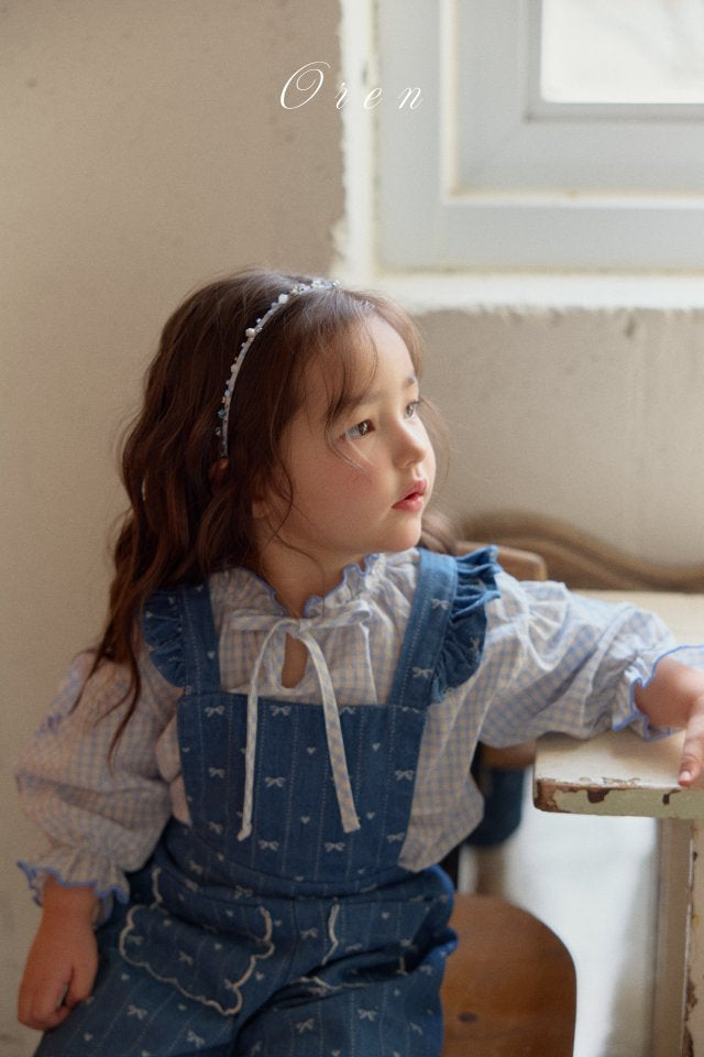 【予約商品】Nua embroidery blouse [Oren] (26SS)【2026年3月中旬以降順次発送】