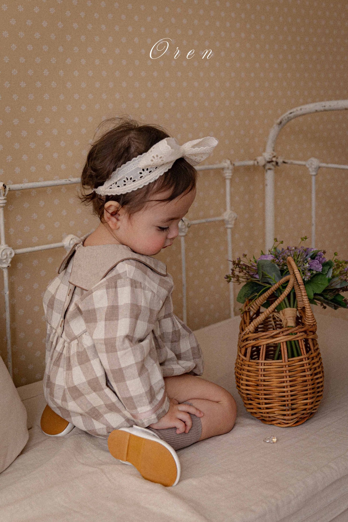 【予約商品】bebe-bongbong check suit [Oren] (26SS)【2026年3月中旬以降順次発送】
