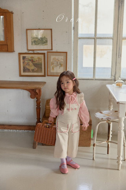 【予約商品】Nua embroidery blouse [Oren] (26SS)【2026年3月中旬以降順次発送】