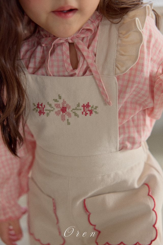 【予約商品】Nua embroidery blouse [Oren] (26SS)【2026年3月中旬以降順次発送】