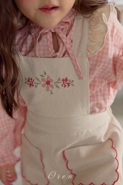 【予約商品】Nua embroidery blouse [Oren] (26SS)【2026年3月中旬以降順次発送】