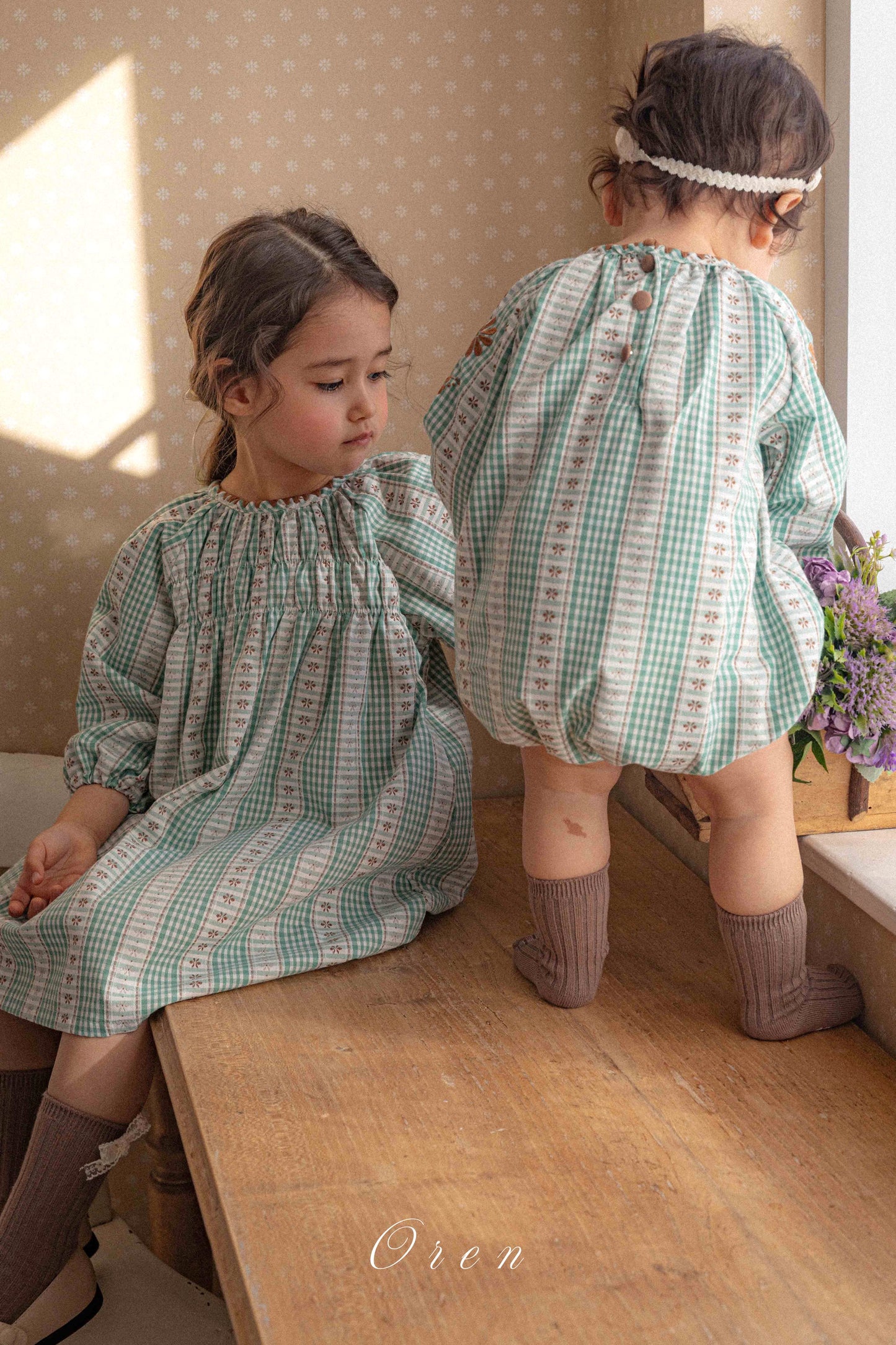 【予約商品】bebe-C-Fury Check Suit [Oren] (26SS)【2026年3月中旬以降順次発送】