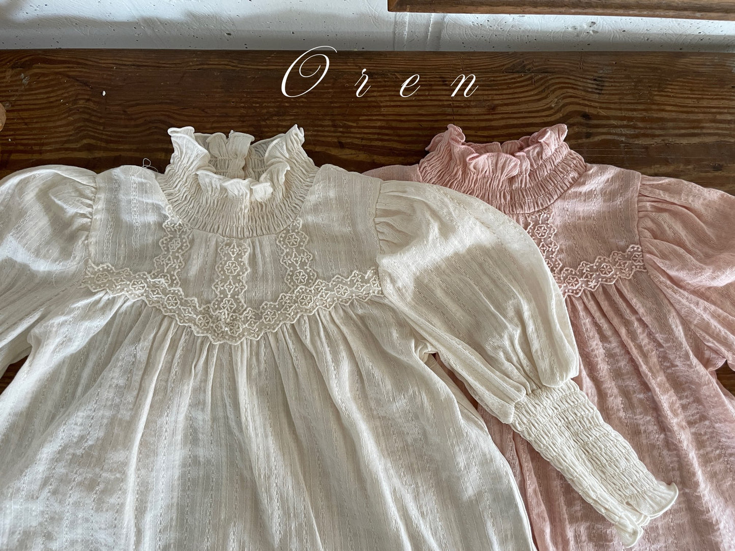 【予約商品】Julie Smoke Blouse [Oren] (26SS)【2026年3月中旬以降順次発送】