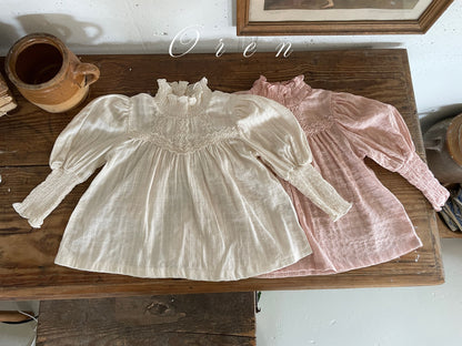 【予約商品】Julie Smoke Blouse [Oren] (26SS)【2026年3月中旬以降順次発送】
