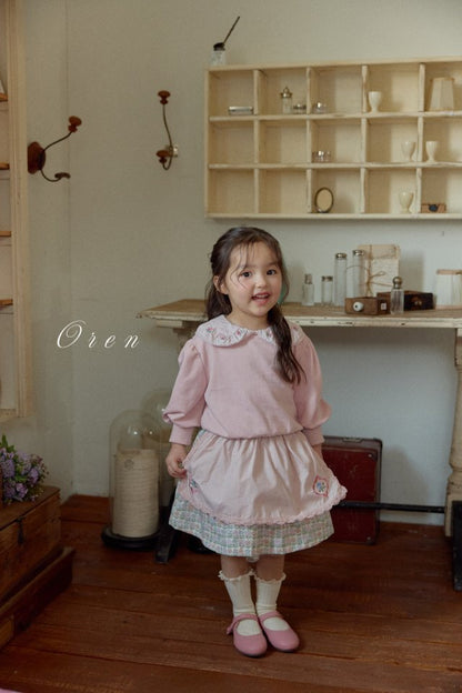 【予約商品】Colette floral skirt [Oren] (26SS)【2026年3月中旬以降順次発送】