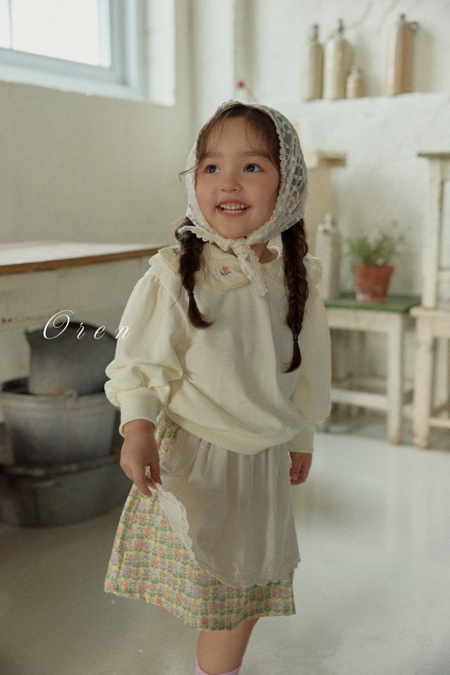 【予約商品】Colette floral skirt [Oren] (26SS)【2026年3月中旬以降順次発送】
