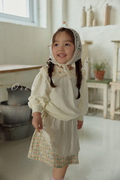【予約商品】Colette floral skirt [Oren] (26SS)【2026年3月中旬以降順次発送】