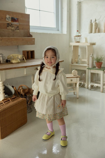 【予約商品】Colette floral skirt [Oren] (26SS)【2026年3月中旬以降順次発送】