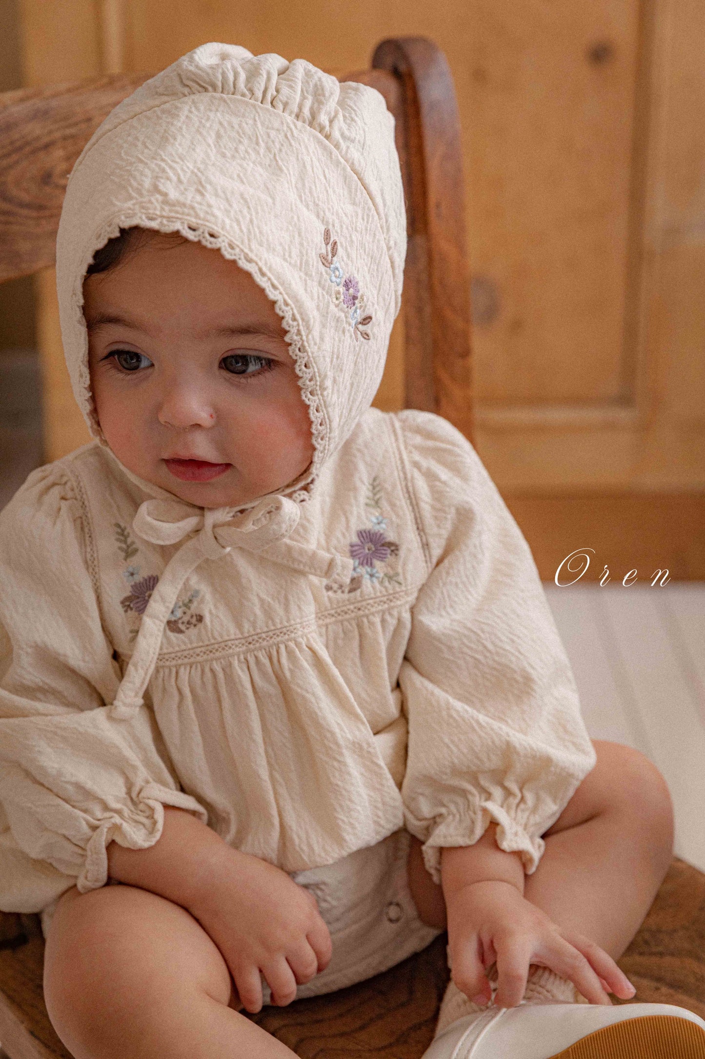 【予約商品】bebe-Emma Bonnet [Oren] (26SS)【2026年3月中旬以降順次発送】