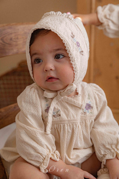 【予約商品】bebe-Emma Bonnet [Oren] (26SS)【2026年3月中旬以降順次発送】