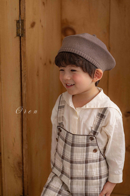 【予約商品】Jeralve check melbang pants [Oren] (26SS)【2026年3月中旬以降順次発送】