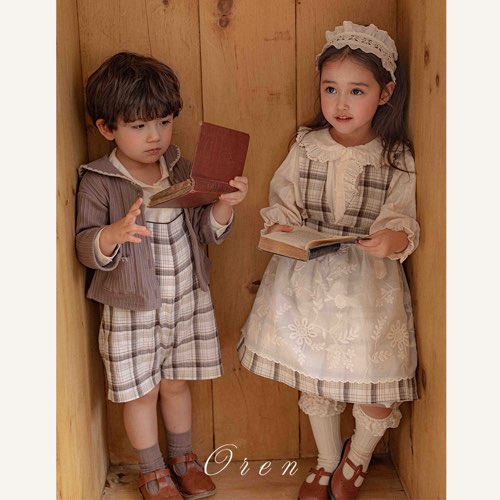 【予約商品】Jeralve check melbang pants [Oren] (26SS)【2026年3月中旬以降順次発送】