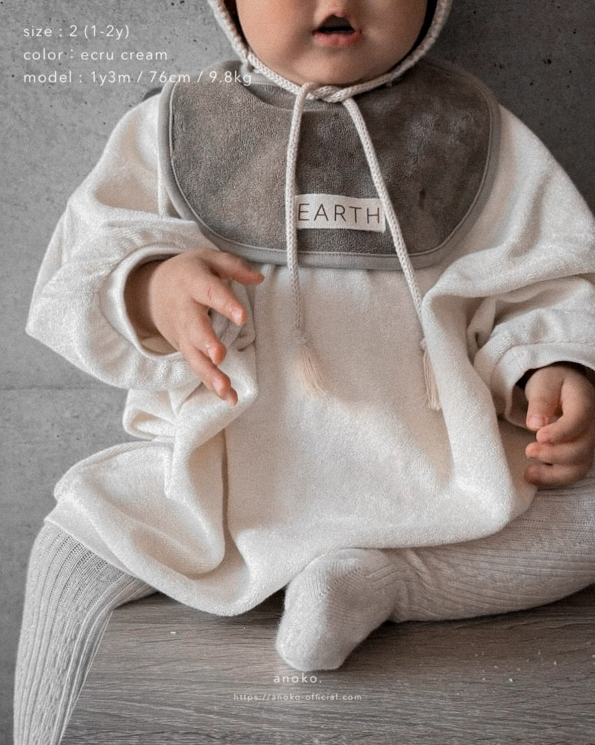 EARTH] Baby sweatsuit / ecru cream – ANOKO.｜海外子供服のセレクト 