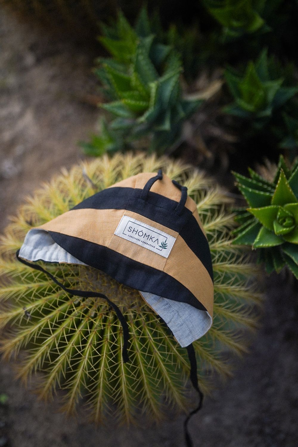 【オーダー会】'BUMBLEBEE' LINEN BONNET [SHOMKA] 【2026年5月下旬以降順次発送】