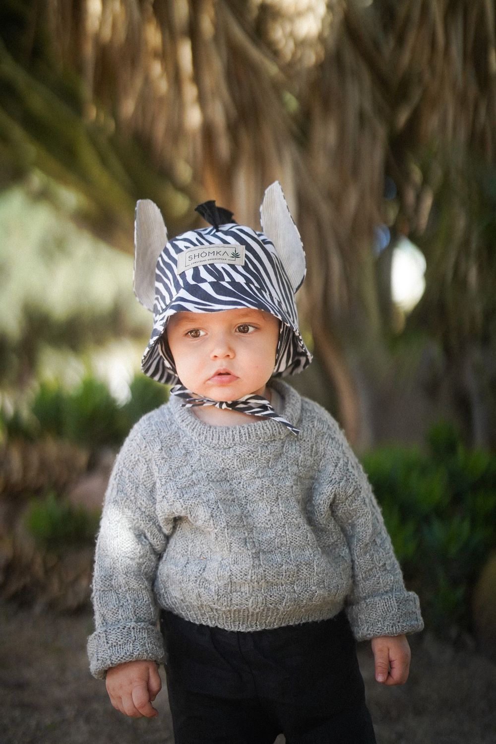 【オーダー会】'ZEBRA' LINEN HAT [SHOMKA]【2026年5月初旬以降順次発送】