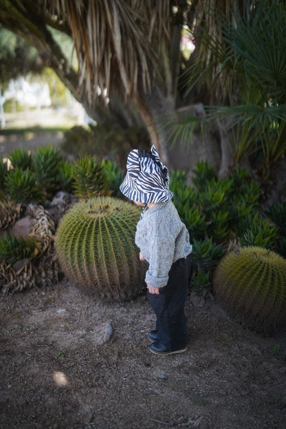 【オーダー会】'ZEBRA' LINEN HAT [SHOMKA]【2026年5月初旬以降順次発送】
