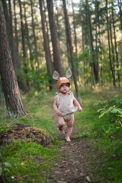【オーダー会】'FAWN' LINEN BONNET [SHOMKA]【2026年5月初旬以降順次発送】