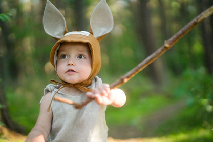 【オーダー会】'FAWN' LINEN BONNET [SHOMKA]【2026年5月初旬以降順次発送】