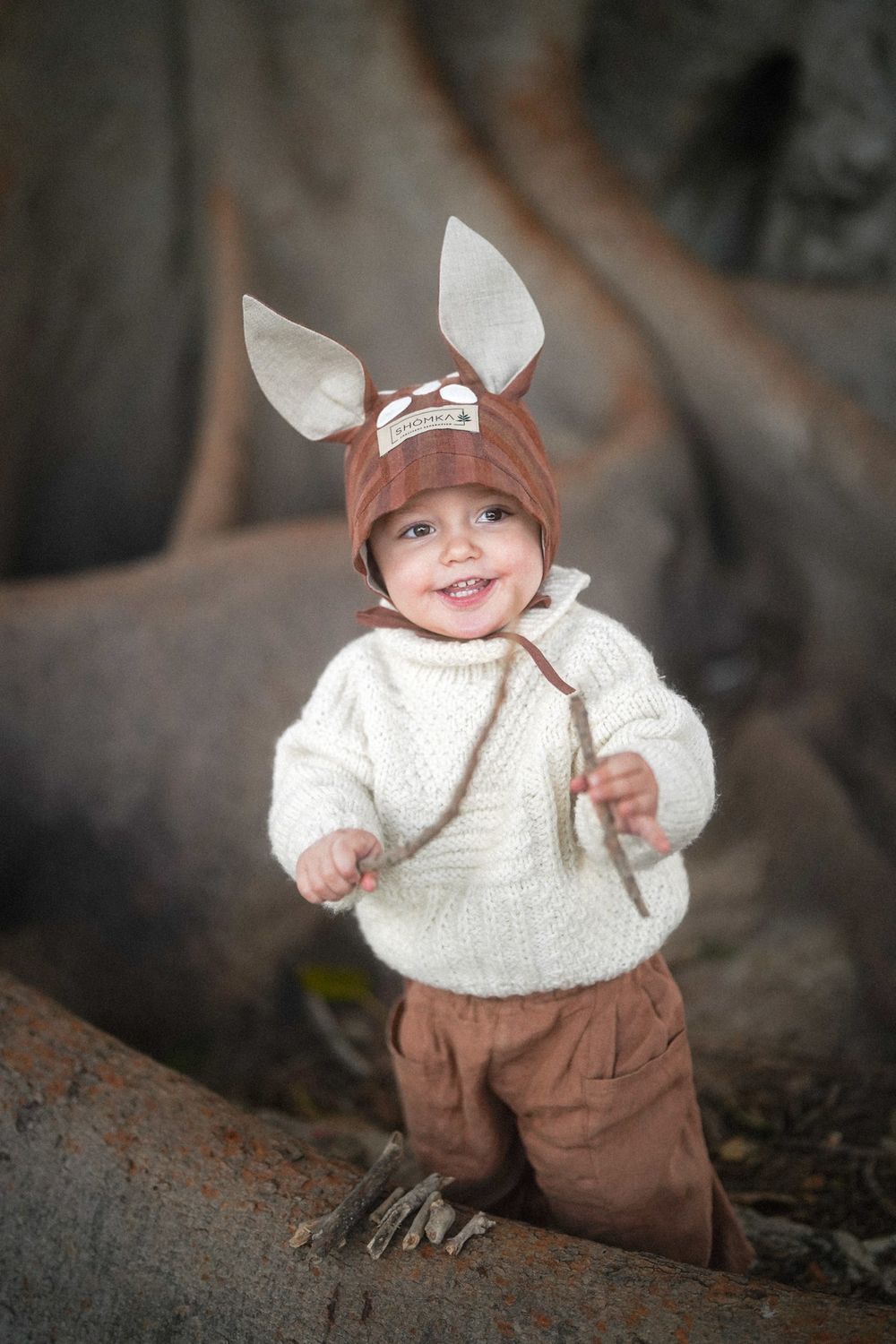 【オーダー会】'FAWN' LINEN BONNET [SHOMKA]【2026年5月初旬以降順次発送】