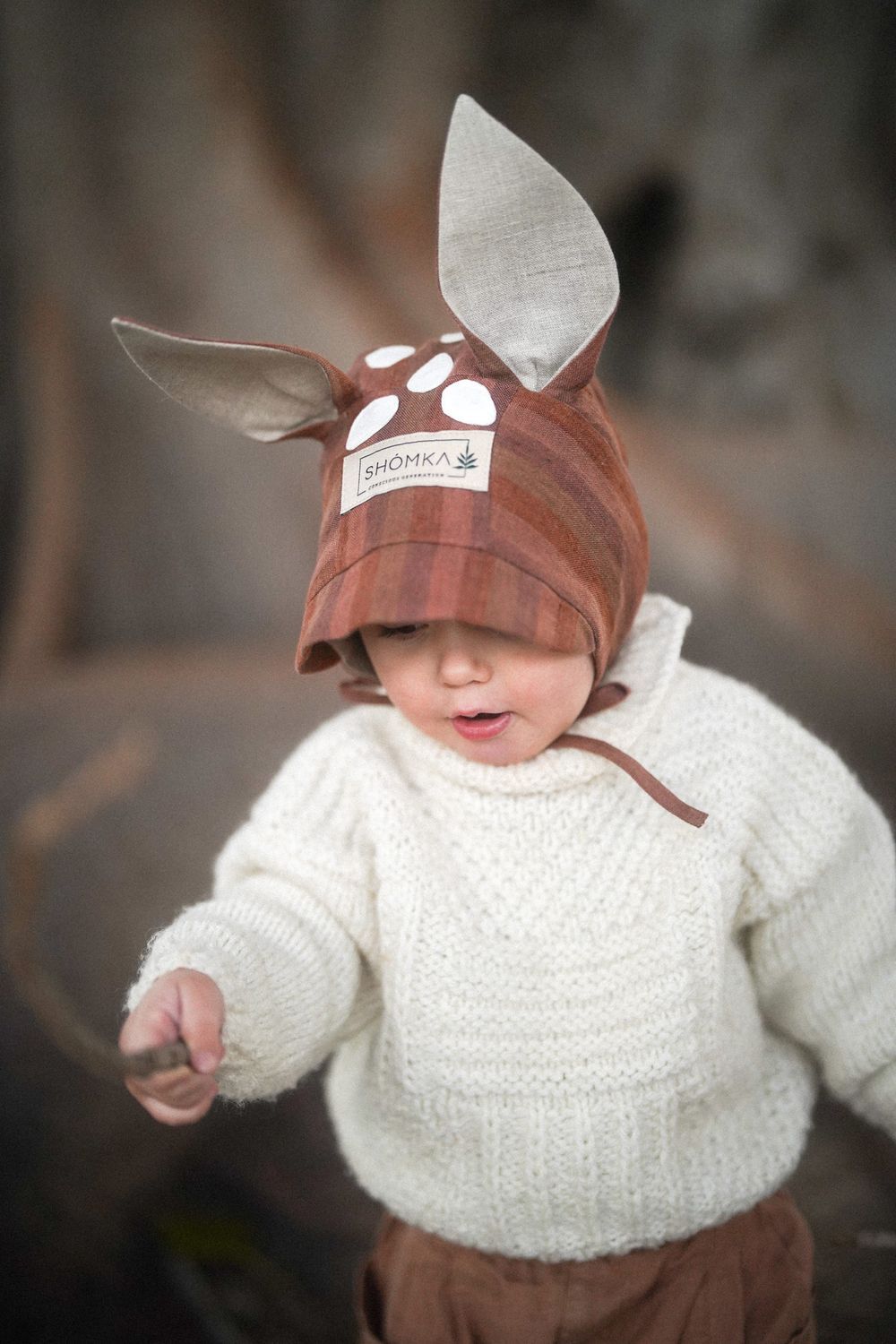 【オーダー会】'FAWN' LINEN BONNET [SHOMKA]【2026年5月初旬以降順次発送】