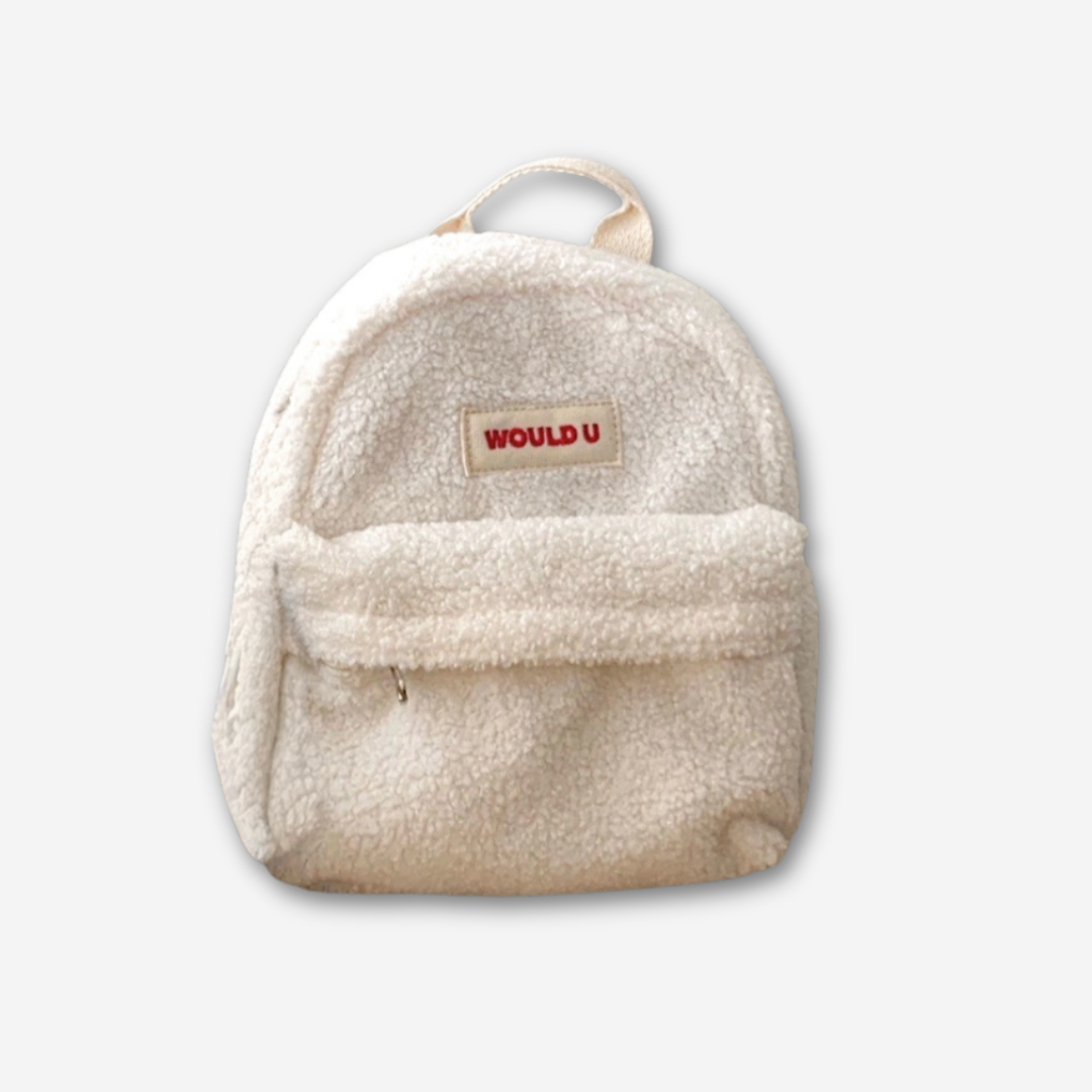 【オーダー会】Wouldu Teddy Back Pack - Ivory [wouldU]【2026年1月上旬以降順次お届け予定】