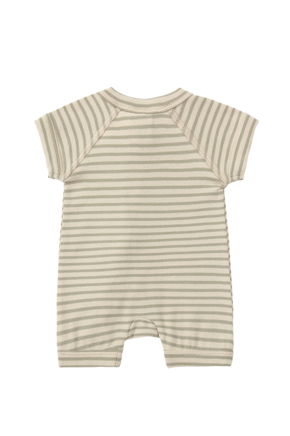 Zip Suit SS/S - Sage Stripes [SUSUKOSHI] (SS25)