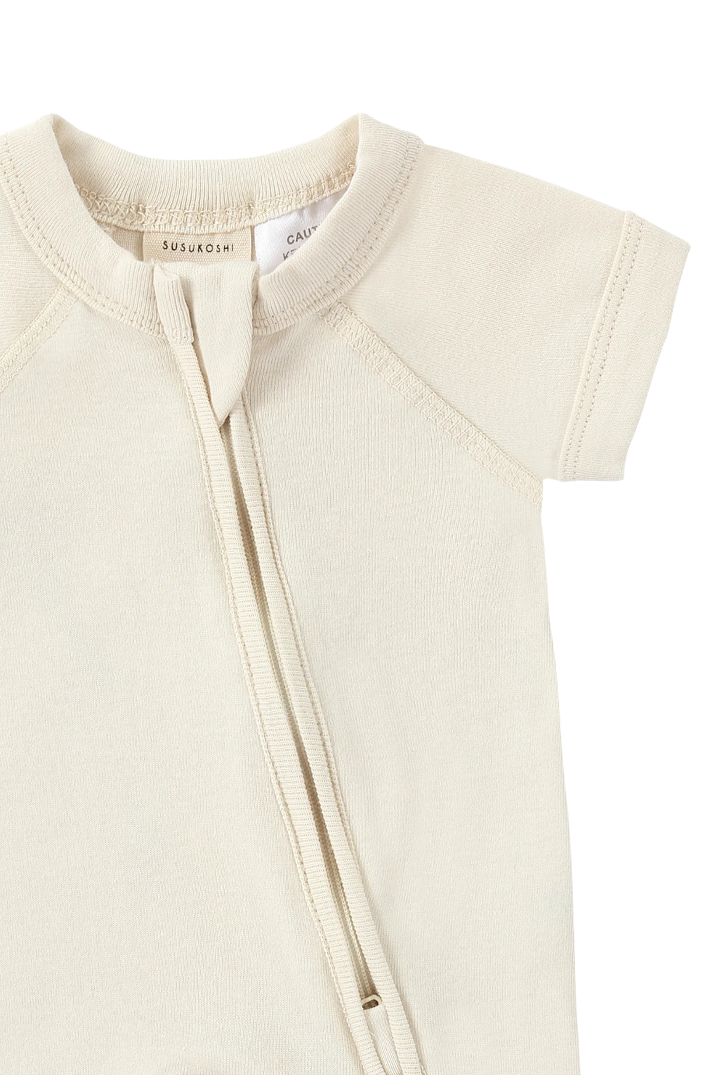 Zip Growsuit SS/S - Birch [SUSUKOSHI] (SS25)