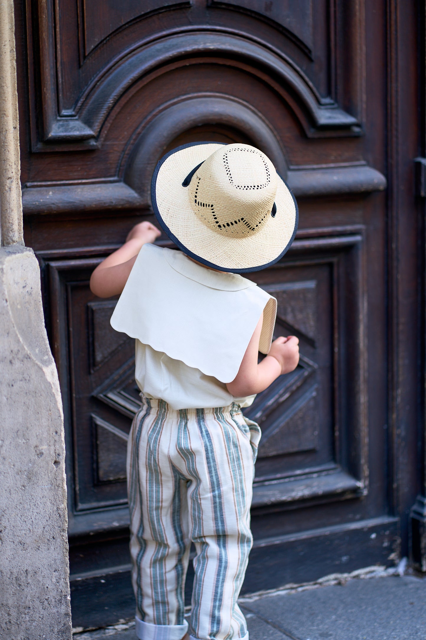 Pants LEBON - velvet brown [Maison Marelle] (26SS)
