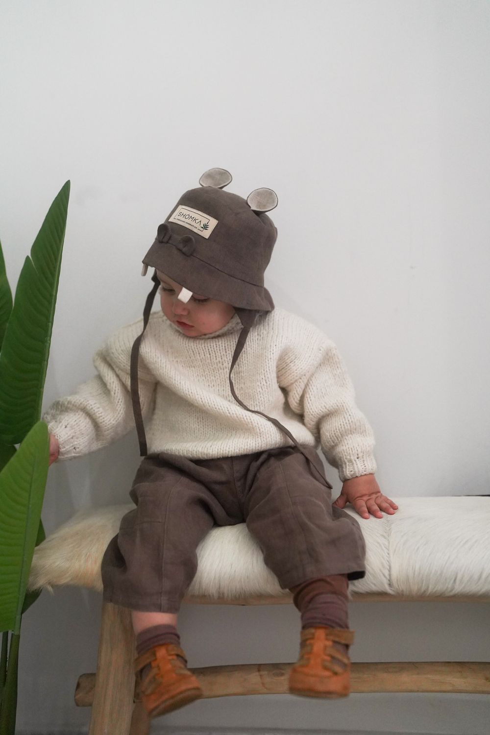 【オーダー会】'HIPPO' LINEN HAT [SHOMKA]【2026年5月下旬以降順次発送】