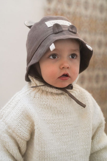 【オーダー会】'HIPPO' LINEN HAT [SHOMKA]【2026年5月初旬以降順次発送】