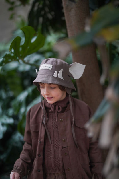 【オーダー会】'WILD BOAR' LINEN HAT [SHOMKA]【2026年5月初旬以降順次発送】