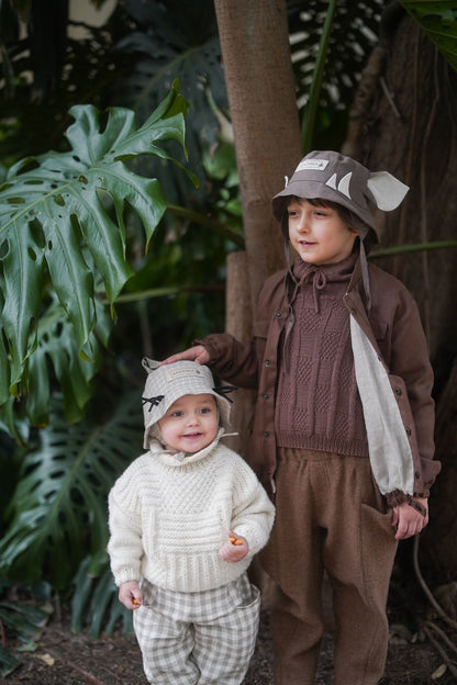 【オーダー会】'WILD BOAR' LINEN HAT [SHOMKA]【2026年5月初旬以降順次発送】