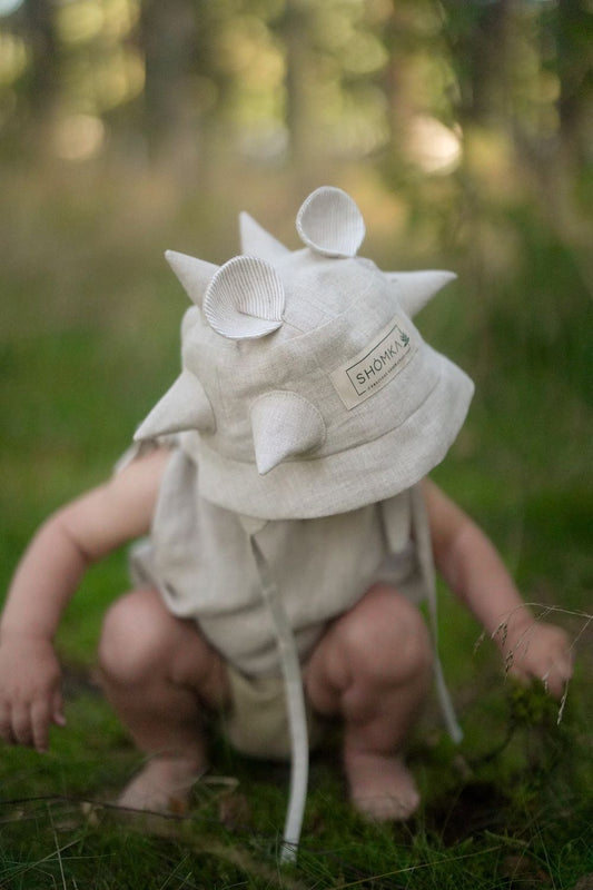 【オーダー会】'HEDGEHOG' LINEN HAT [SHOMKA]【2026年5月初旬以降順次発送】