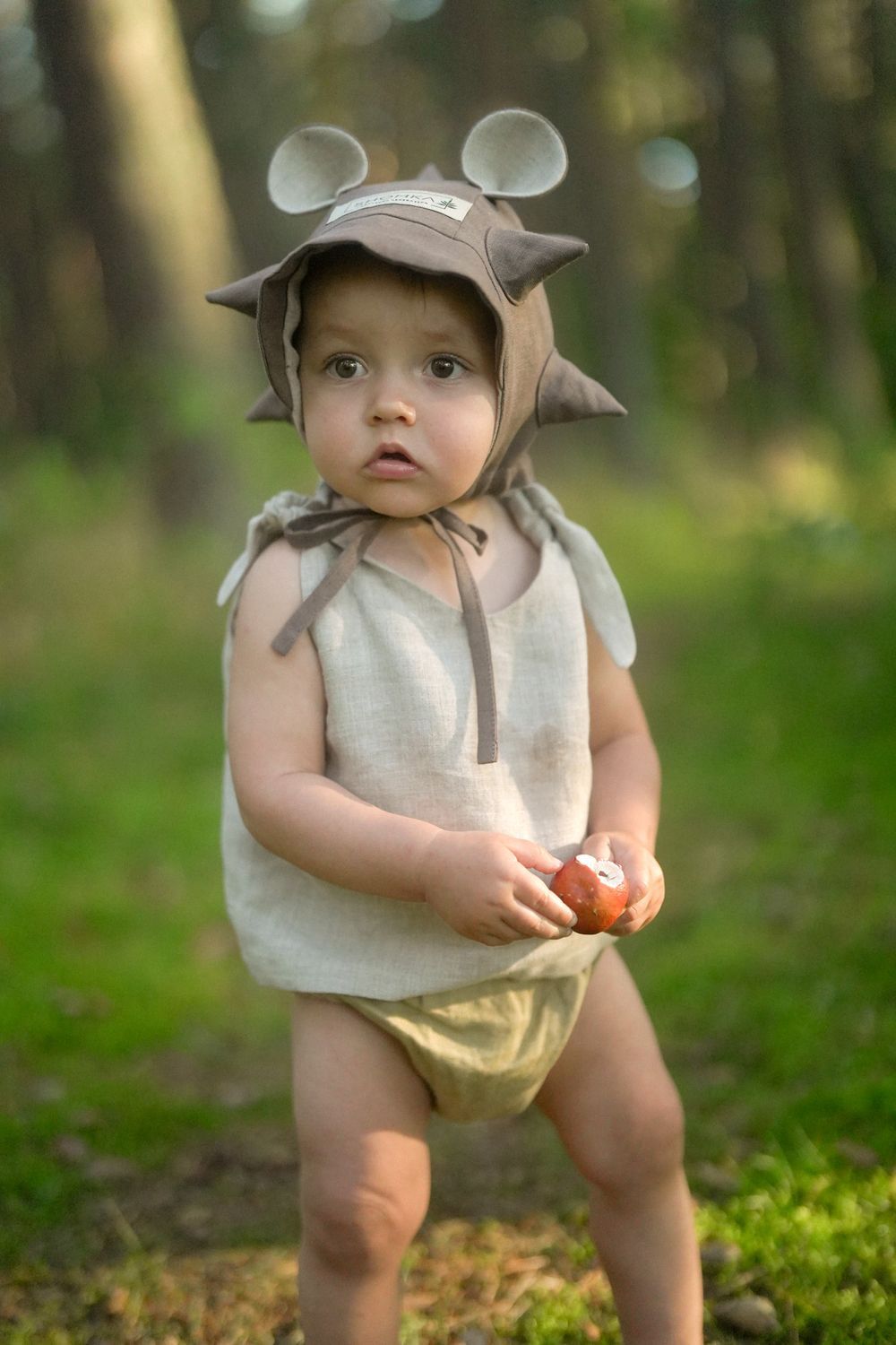 【オーダー会】'HEDGEHOG' LINEN BONNET [SHOMKA]【2026年5月初旬以降順次発送】