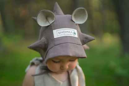 【オーダー会】'HEDGEHOG' LINEN BONNET [SHOMKA]【2026年5月初旬以降順次発送】