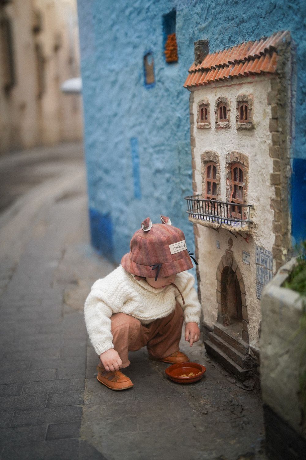 【オーダー会】'SCOTTISH FOLD CAT' LINEN HAT [SHOMKA]【2026年5月初旬以降順次発送】