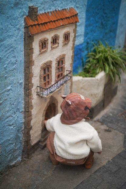 【オーダー会】'SCOTTISH FOLD CAT' LINEN HAT [SHOMKA]【2026年5月初旬以降順次発送】