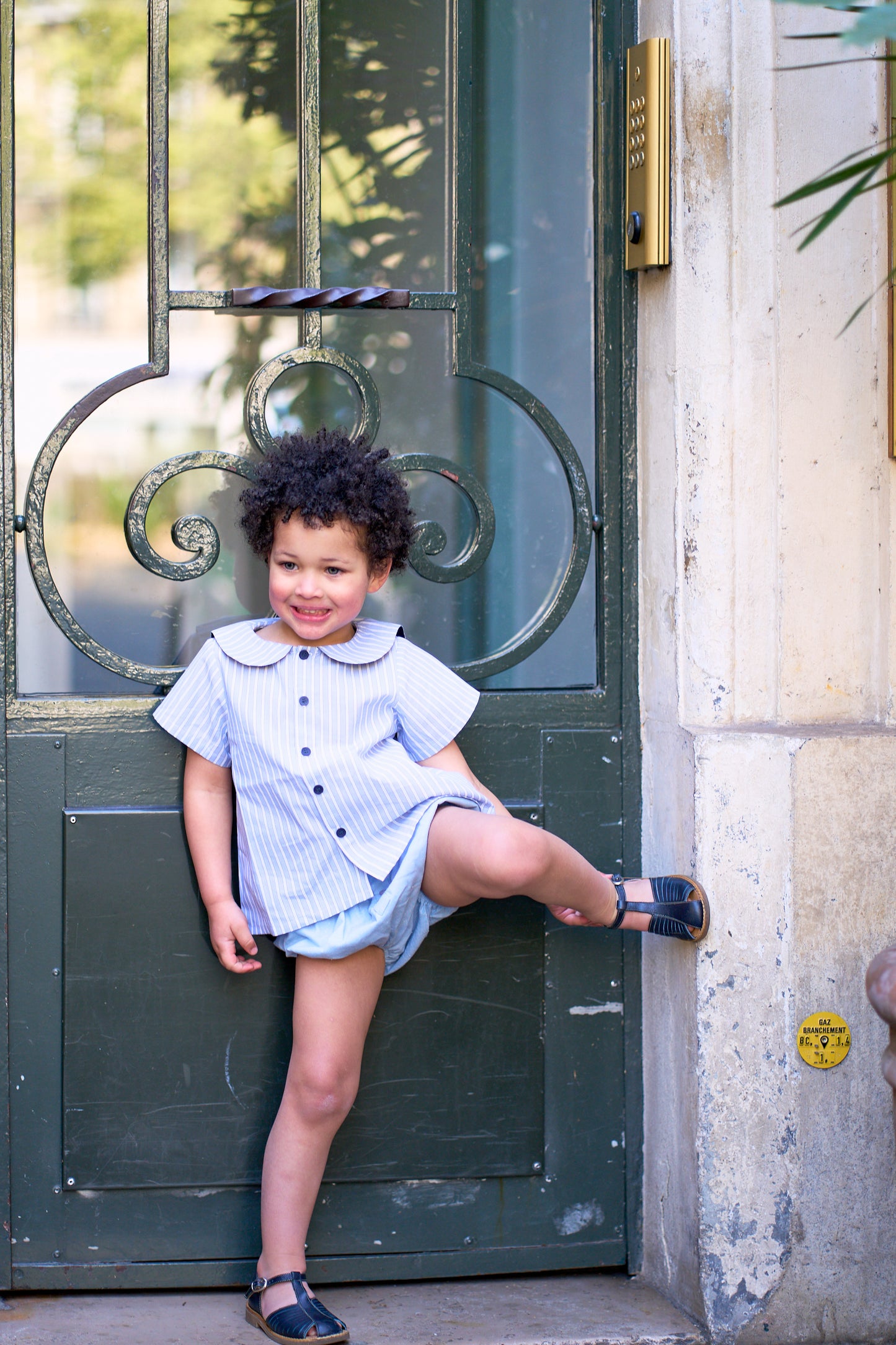 Shirt MONCEAU - blue stripes [Maison Marelle] (26SS)