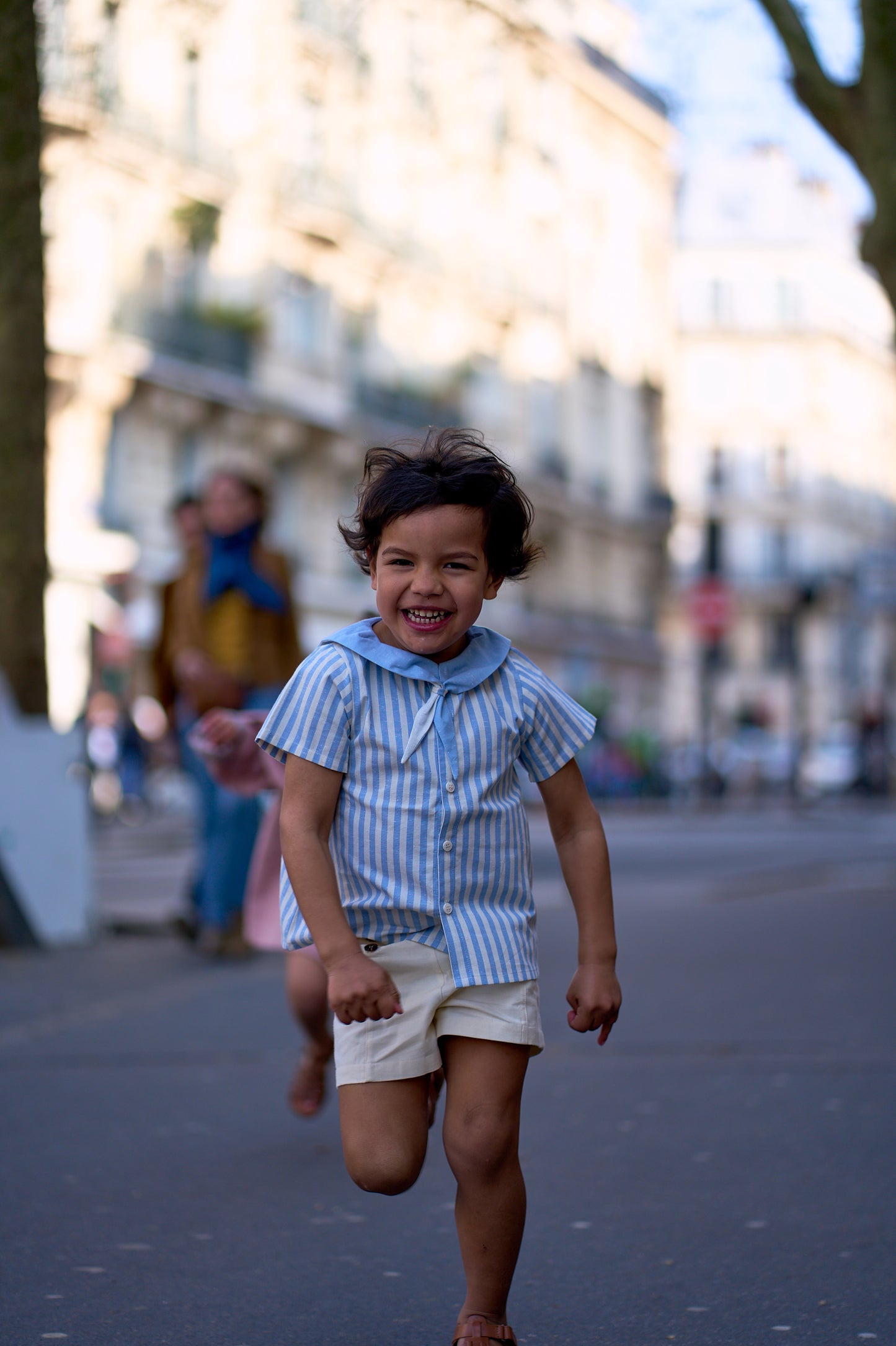 Shirt MONGE - blue stripes [Maison Marelle] (26SS)