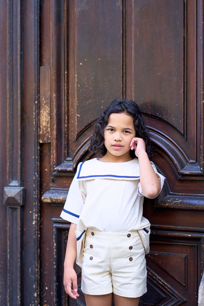 Blouse MAGELLAN - cream [Maison Marelle] (26SS)