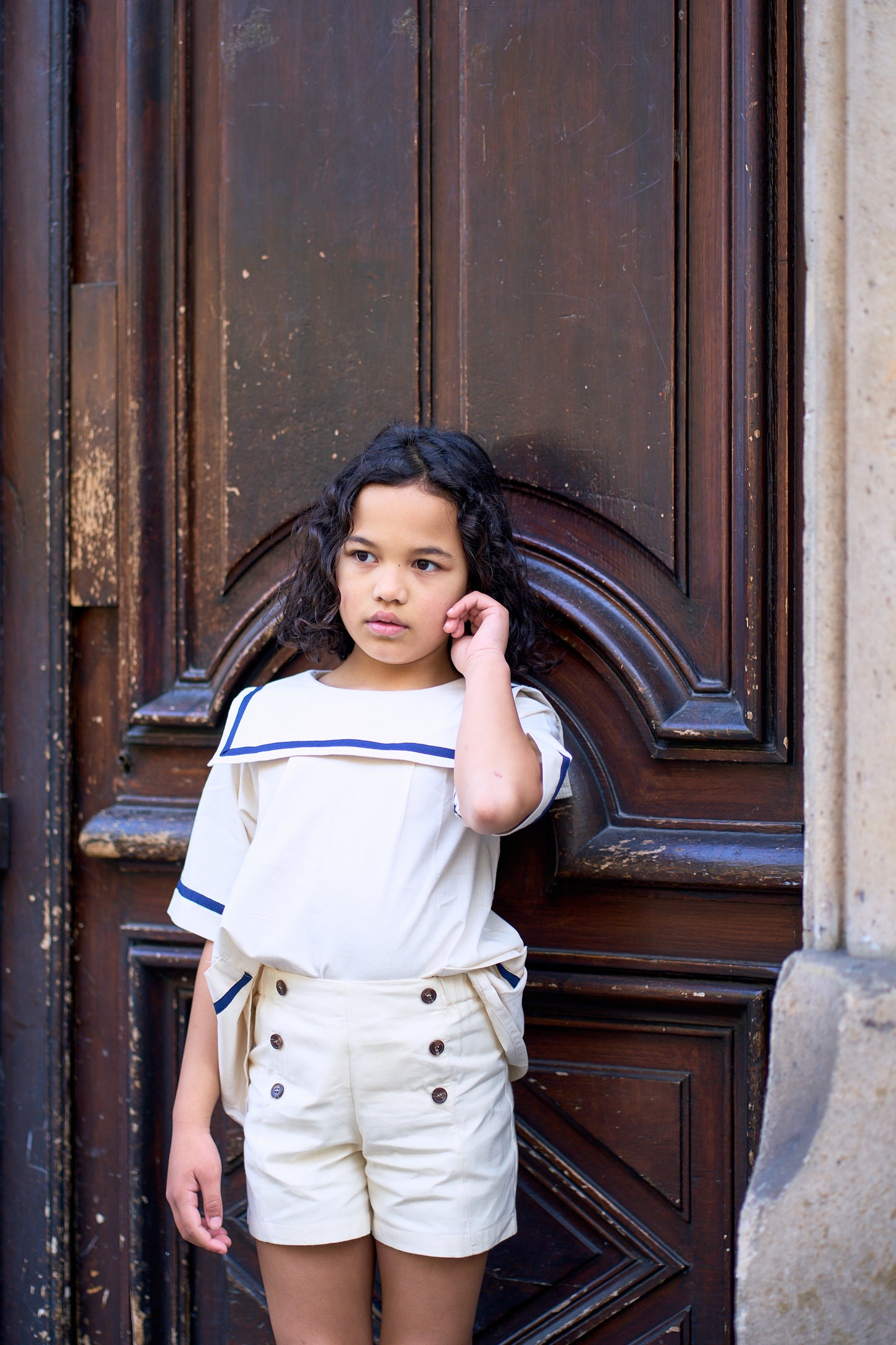 Blouse MAGELLAN - cream [Maison Marelle] (26SS)