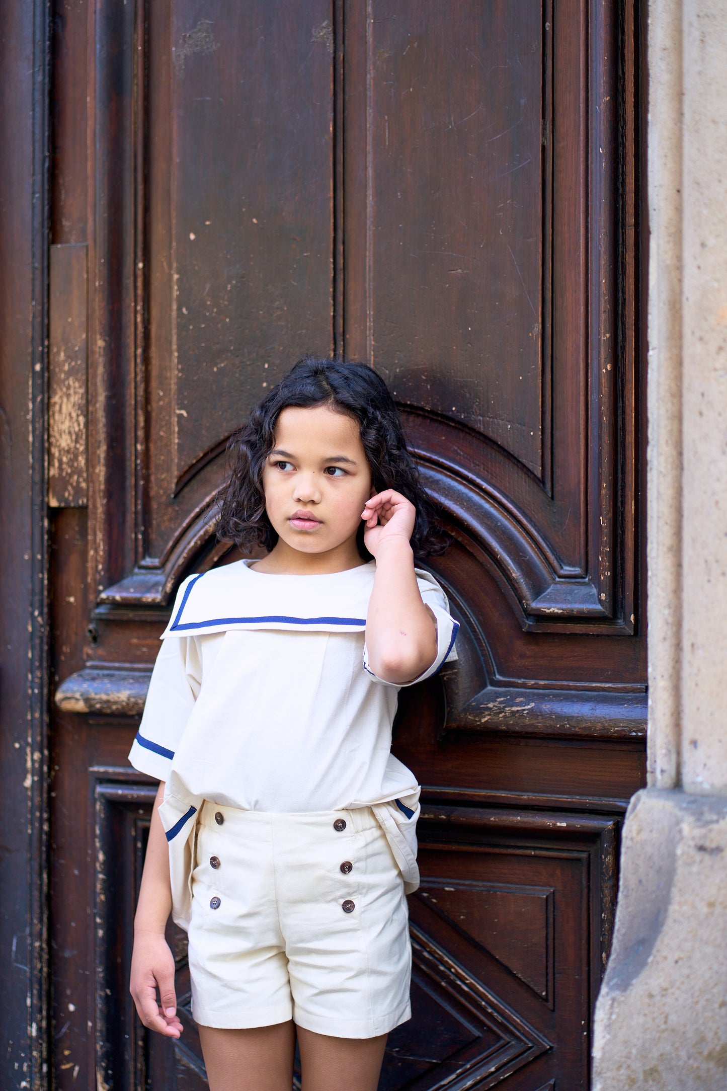 Blouse MAGELLAN - cream [Maison Marelle] (26SS)