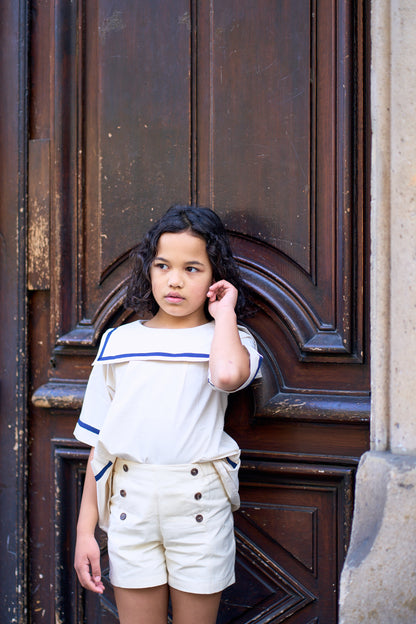Blouse MAGELLAN - cream [Maison Marelle] (26SS)