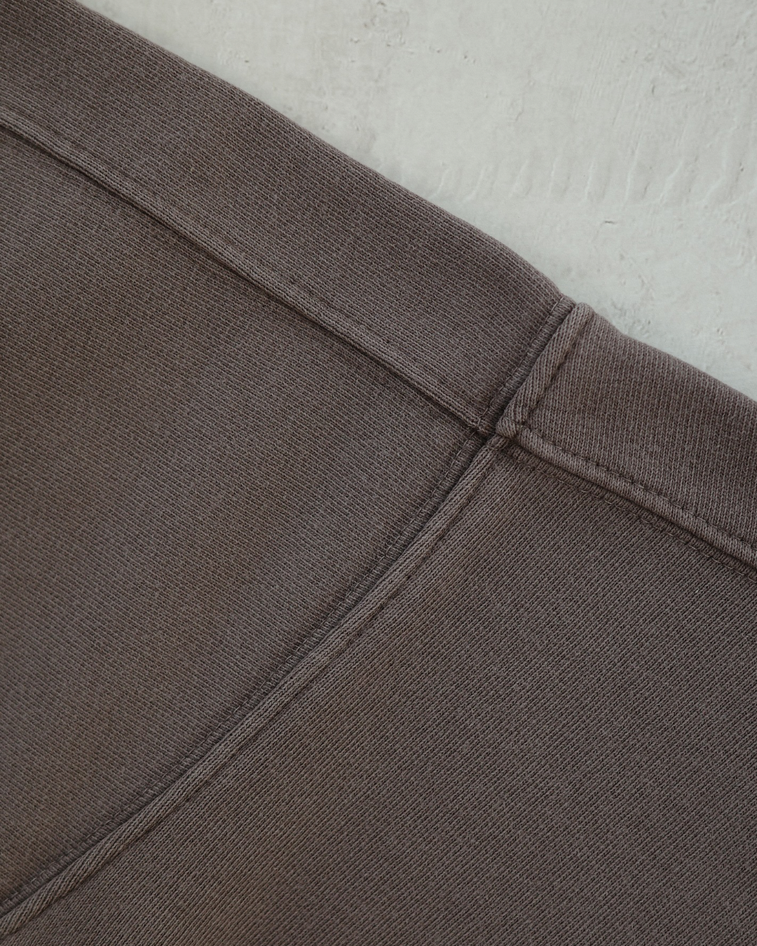 Organic French terry top - Brown [EARTH THE ARCHIVE] (26AW)